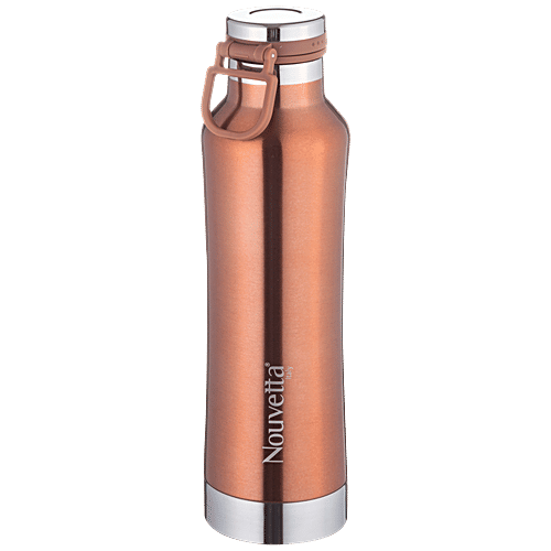 Nouvetta Jet Double Wall Stainless Steel Bottle Copper Colour, Vacuum  Insulation Technology, L