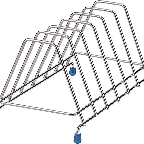 Buy Tiara Leo Stainless Steel Thali Rack, Dish Rack, Plate Stand - Main Image