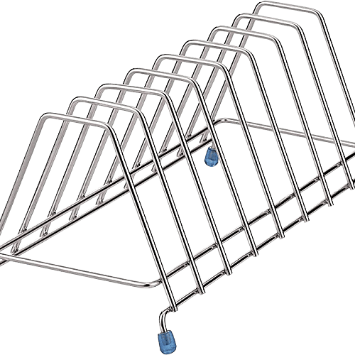 Buy Tiara Leo Stainless Steel Thali Rack, Dish Rack, Plate Stand
