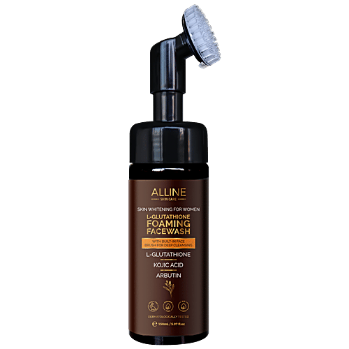 Buy ALLINE L Glutathione Foaming Face Wash - Skin Whitening, Cleans Pores,  For Women Online at Best Price of Rs null - bigbasket