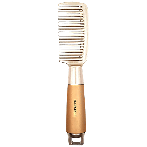 Buy Majestique Extra Wide Tooth Comb With Handle - Premium, For All ...