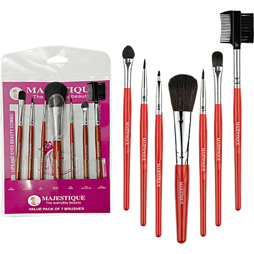 Buy Majestique Eyes Lips Beautifier Brushes Set Soft, Skin