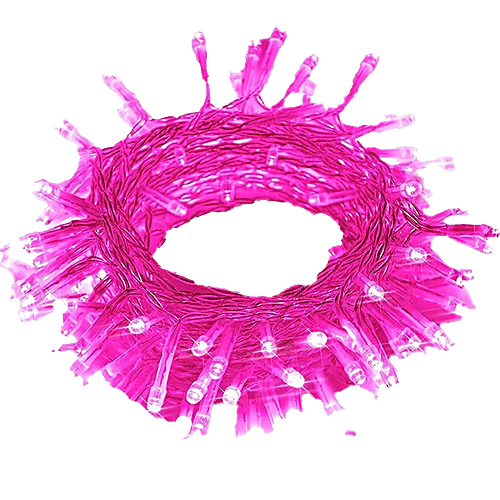 Buy Desidiya Pixel Rice Light - 40 Ft, Pink, Energy Efficient, For Home ...