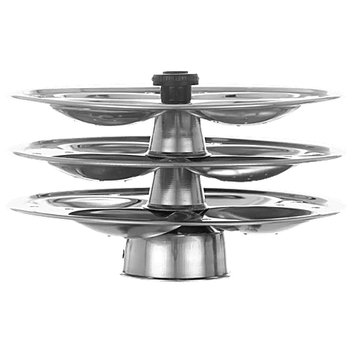 Buy Jensons Stainless Steel 3-Rack Idli Stand Strong, Durable