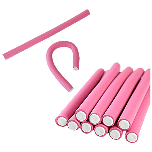 Bronson professional Hair Curling Rods/Roller/Hair Sticks Lightweight,  Assorted, 10 pcs