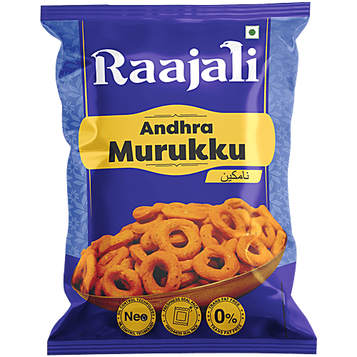 Raajali Andhra Murukku Crunchy, Savoury Snack, 150 g