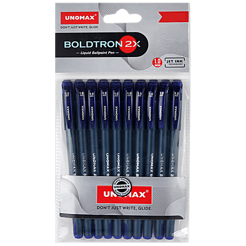Buy Unomax Boldtron 2X Liquid Ball Pen Jet Ink, For Smooth