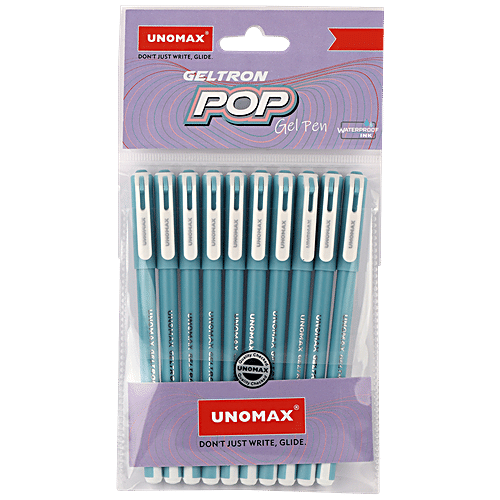 Buy Unomax Geltron Pop Gel Pen Waterproof Ink, For Smooth
