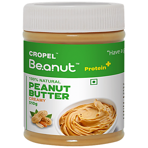 Buy Beanut Natural Peanut Butter - Creamy, Rich In Protein & Fibre, No ...