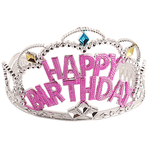 Buy Se7en Happy Birthday Crown Headband, For Birthday Girl