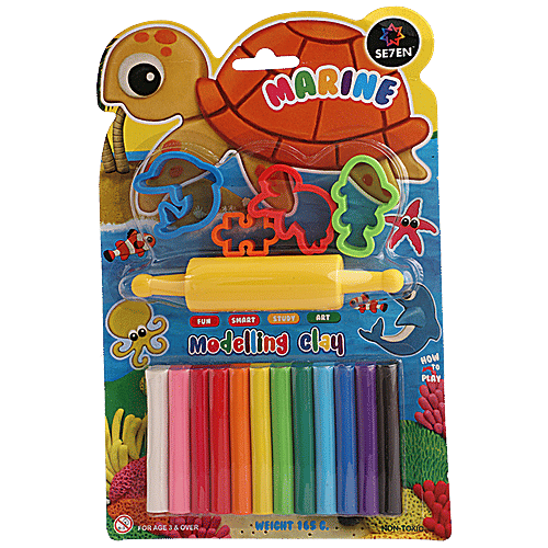 Buy Se7en Marine Play Dough Modelling Clay, For Kids, 3+ Years