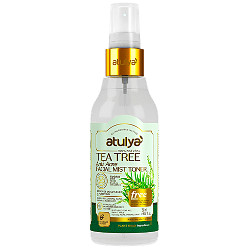 Buy Atulya Tea Tree Anti Acne Facial Mist Toner - Removes Dead Skin ...