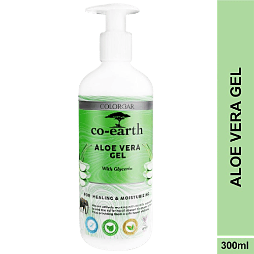 Buy ColorBar Co-Earth Aloe Vera Gel - With Glycerin, For Healing &  Moisturizing Online at Best Price of Rs null - bigbasket