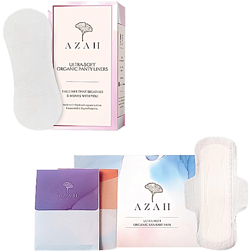 Buy Azah Rash-Free Sanitary Pads + Ultra Soft Panty Liners - Sanitary ...