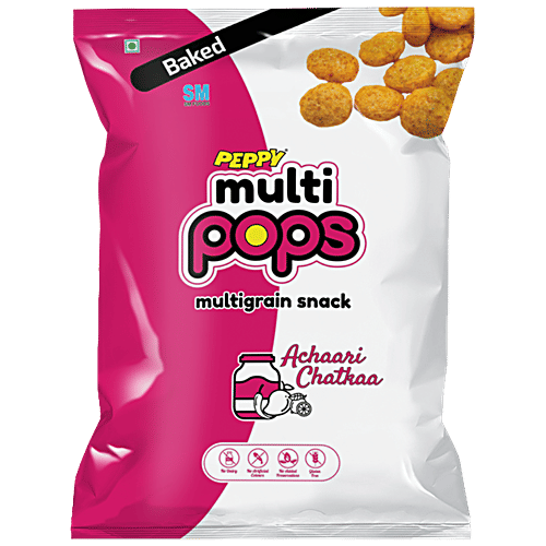 Buy PEPPY Multi Pops - Achaari Chatkaa, Baked, No Preservatives