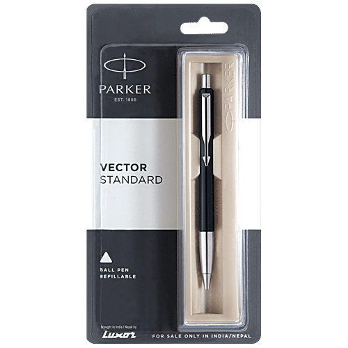 Buy Parker Ball Pen Vector Standard, Blue, Refillable, Black
