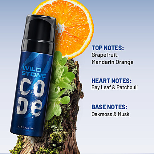 Wild Stone Code Titanium Mens Deodorant