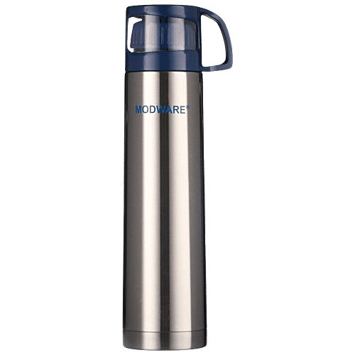 Modware Kup Easy Stainless Steel Vacuum Flask Blue, 500 ml