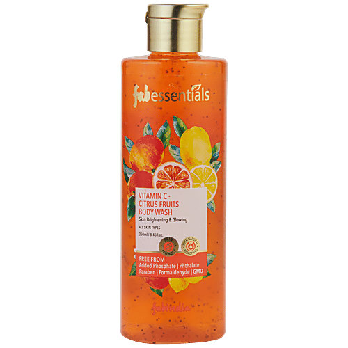 Buy Fabessentials Vitamin C Citrus Fruits Body Wash - Skin Brightening ...