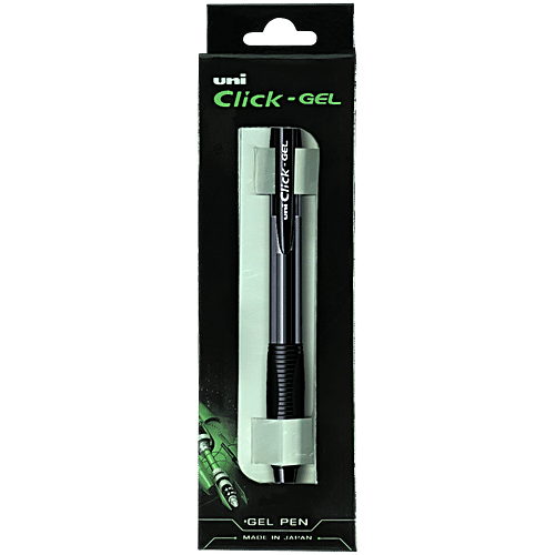 Buy Uni-Ball Click-Gel Retractable Pen mm, Black Ink Online
