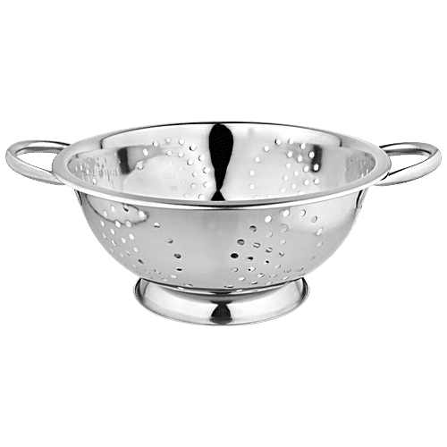 Segovia Stainless Steel Multipurpose Colander/Strainer Durable, Sturdy,  l