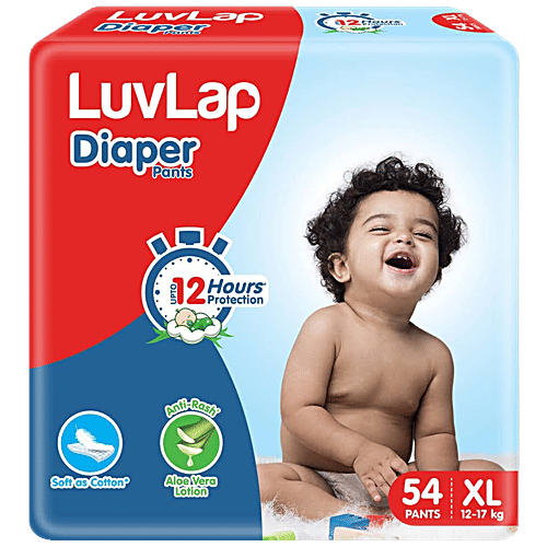 LuvLap Baby Diaper Pants XL, 54 pcs