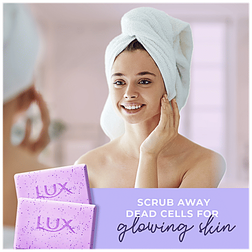 Lux Lavender & Vitamin C Exfoliating Soap