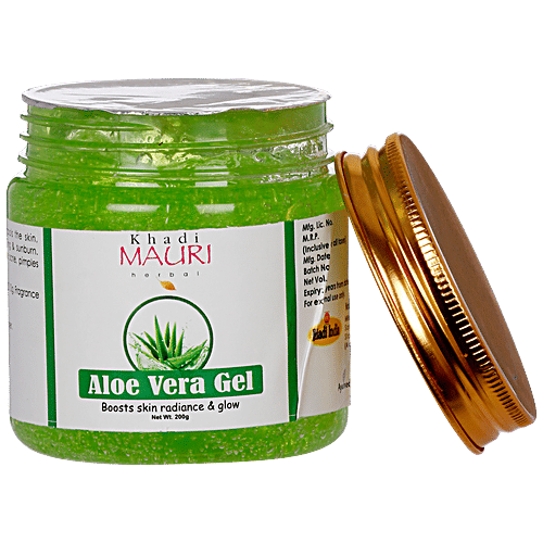 Buy Khadi Mauri Herbal Aloe Vera Gel - Boosts Skin Radiance & Glow Online  at Best Price of Rs null - bigbasket