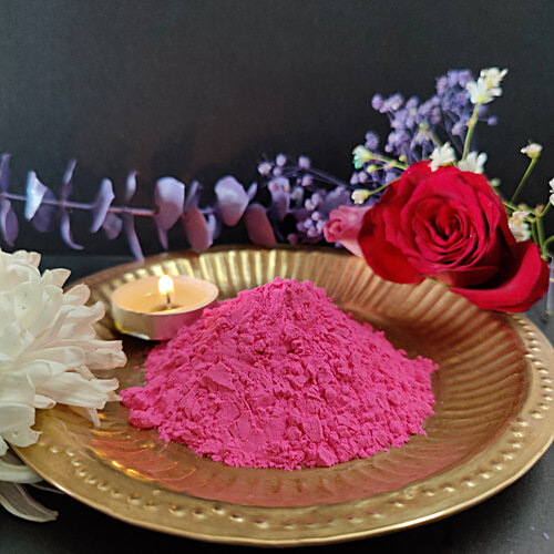 House of Festivals Standard Organic Herbal Holi Colour/Gulal  Pink,Non-Toxic,For Festive Use, 100 g