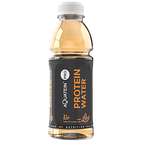 Buy AQUATEIN Pro 21g Protein Water - Orange Online at Best Price