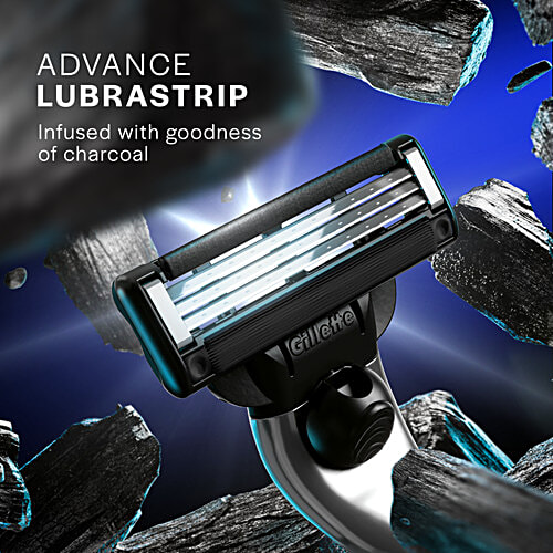 Gillette Men Mach3 Charcoal Shaving