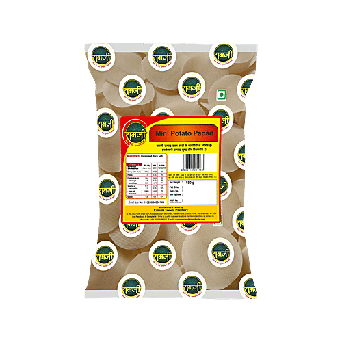 Ramji Mini Potato Papad 150G