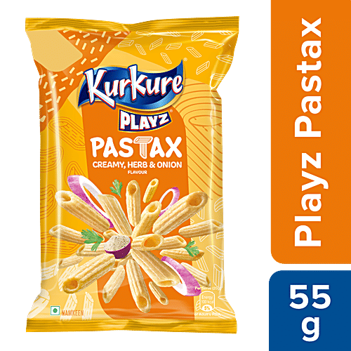 Buy Kurkure Playz Pastax Namkeen - Creamy, Herb & Onion Online at