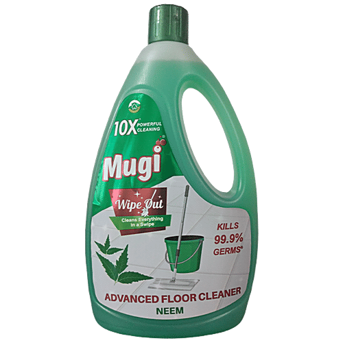 Buy mugi Wipeout Advanced Floor Cleaner - Kills 99.9% Germs, Neem