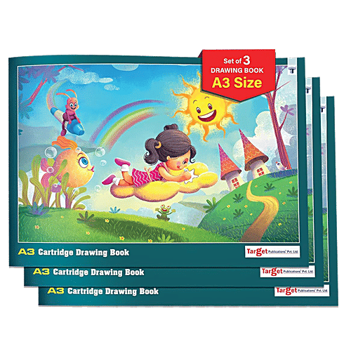 Target Book Set Buy Target Publications A3 Catridge Drawing Book - 34 Pages, Soft Bound ...