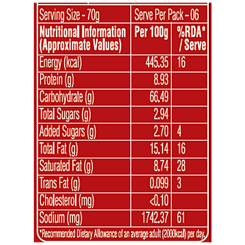 Top Ramen Nissin Curry Flat Noodles 420 Gm