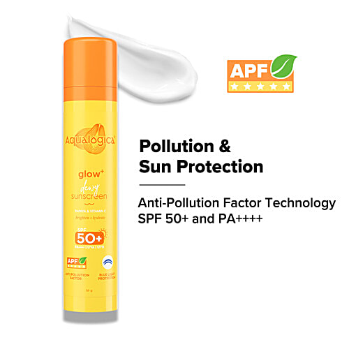 Aqualogica Glow + Dewy Papaya & Vitamin C Spf 50 + Sunscreen 50G