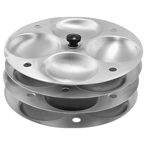 Le Kaviraj Aluminium Idli Stand mm, With Plates, Bakelite Knob, pc