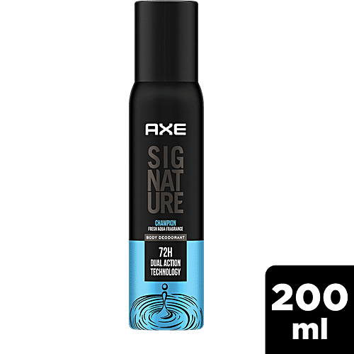 Buy Axe Signature Champion Body Deodorant Long Lasting, No Gas