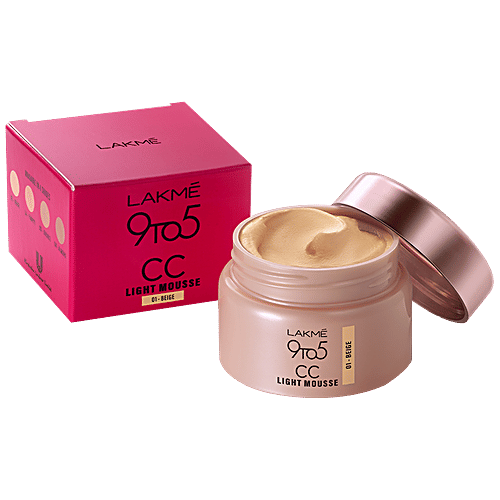 Buy Lakme 9 To 5 Cc Light Mousse With Vitamin E & Hint Of
