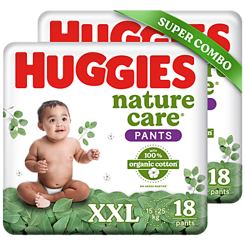 Buy Huggies Nature Care Baby Diaper Pants 100% Organic Cotton