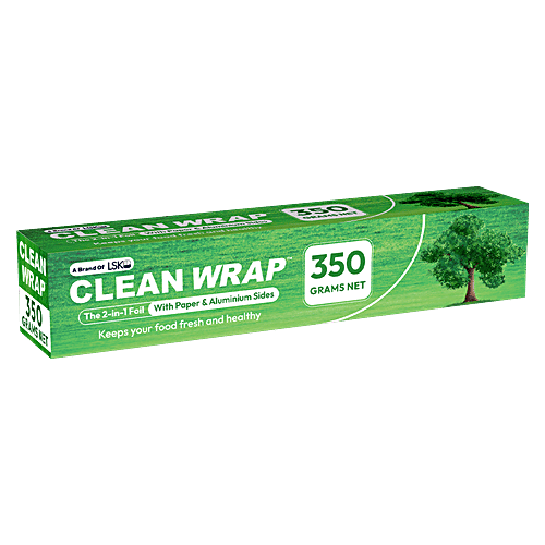 Buy Cleanwrap Aluminium + Paper Foil - 20.16 m, Food Grade, Freeze ...