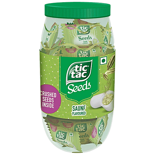 Buy Tic Tac Saunf Flavour Refreshing Mint - Crushed Seeds Inside
