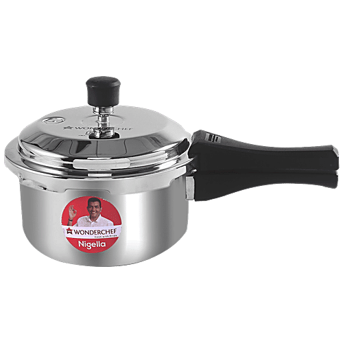 Wonderchef Nigella Tri-Ply Outer Lid Pressure Cooker Non-Stick, Induction  Friendly, L