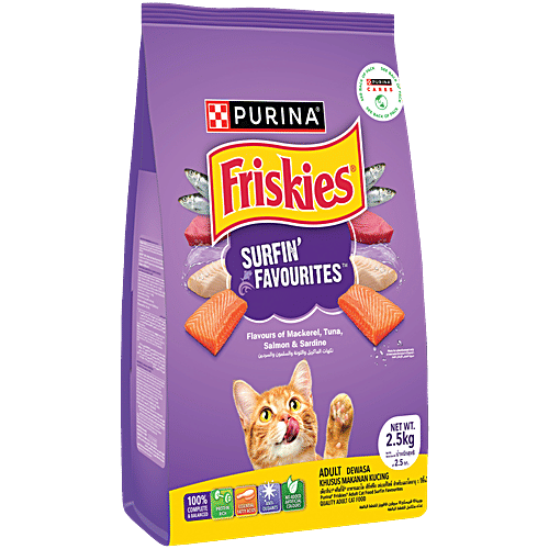 Buy Purina Friskies Surfin' Favourites With Tuna, Salmon Sardine