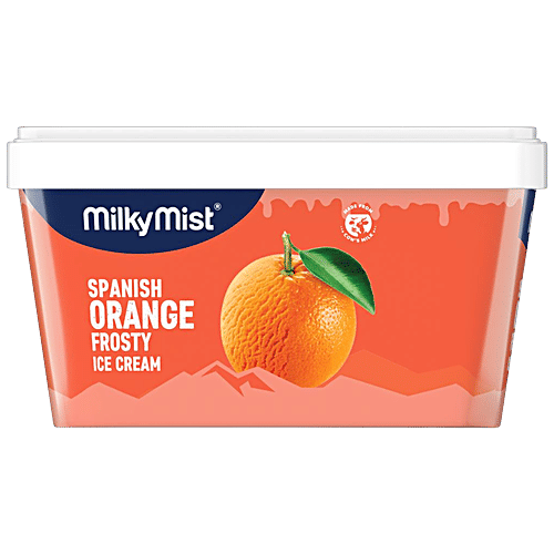 Milky Mist Spanish Orange Frosty Ice Cream, L