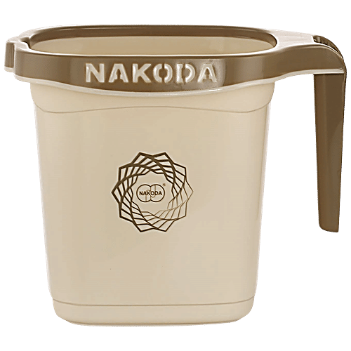 Buy Nakoda Designer Bathroom Mug - Square Cream Nexon Online at Best ...