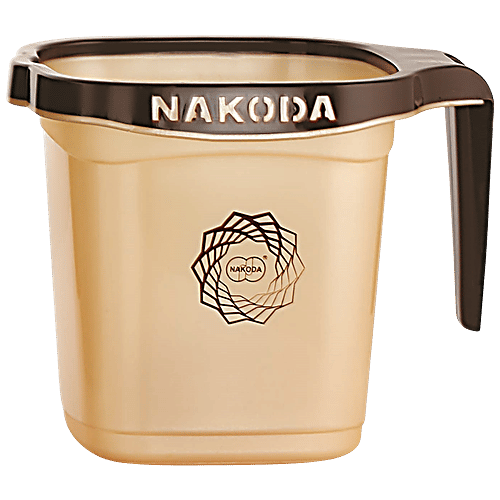 Buy Nakoda Designer Bathroom Mug - Square Orange Nexon Online at Best ...