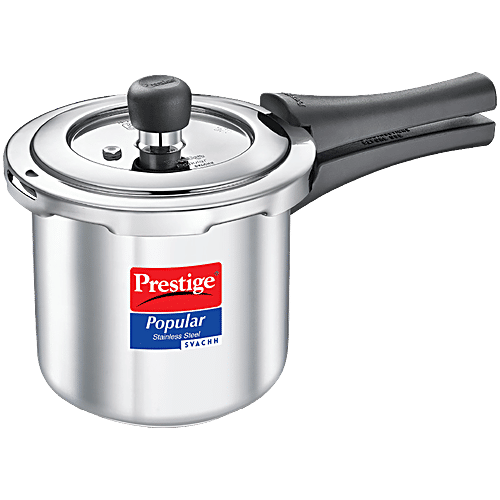 Prestige Popular Svachh Stainless Steel Outer Lid Pressure Cooker, L