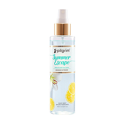 Pilgrim Summer Escape Body Mist White Lily With Yuzu Lemon, 150 ml